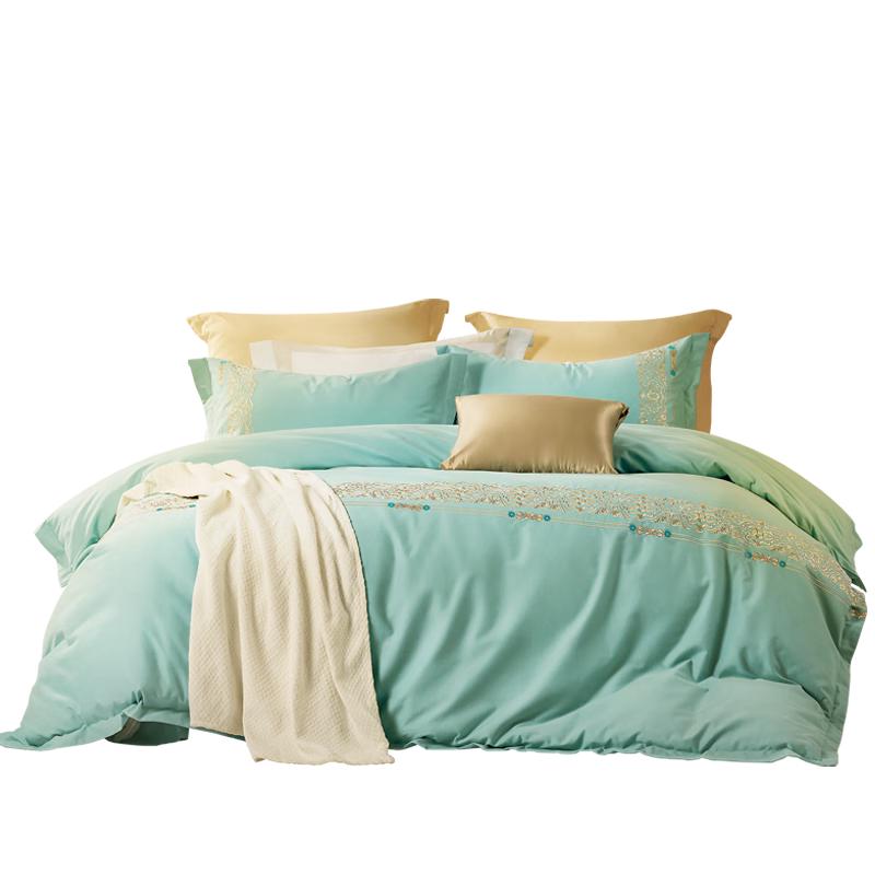 Fuanna Brushed Cotton Nordic Style 4-Piece Bedding Set