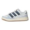 adidas Originals Forum Puffed Удобные Универсальные Прочные Низкие Кеды для Скейтбординга Унисекс Кроссовки Синий Белый JS2486