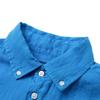 Polo Ralph Lauren SS24 Рубашка однобортная с вышивкой пони, с коротким рукавом, женская, синяя 211874919-007