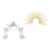 Sun Goddesses Hair Hoop Bridal Wedding Headwear Elegant Delicate Hair Band for Women and Girls