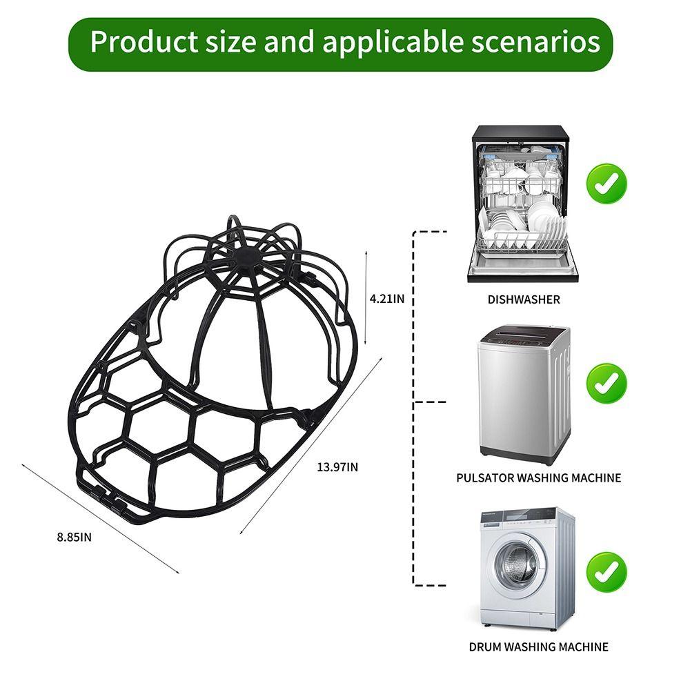 Сетка для стирки бейсболок, клетка-держатель, рамка, подставка для шляп для мытья в посудомоечной машине, полка для стирки в стиральной машине