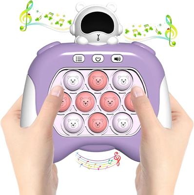 Fast Push Game, Pop Fidget Light Up It Карманная игра для детей в возрасте от 3 до 12 лет, портативная сенсорная игра с 4 режимами Party Quick Push Game Fidget Toys