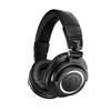 Wireless Bluetooth and 45mm Low Latency Beamforming Alex Fast 50 Hours of Black Distributed In Audio-Technica ATH-M50xBT2 Headphones, Wired,