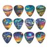 12 штук Медиаторы для гитары 0,46 мм 0,71 мм 0,96 мм Плектр ABS Премиум для акустической электрогитары бас-гитары укулеле Плектры