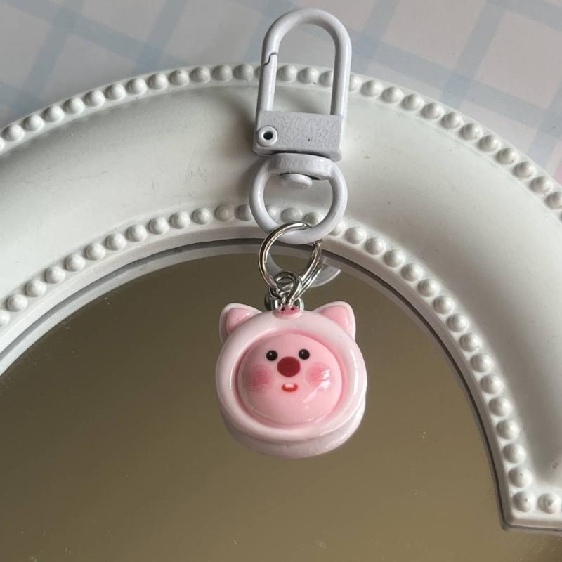 Милый брелок из смолы Брелок Loopy Смоляная мультяшная кукла Подвеска Милые аксессуары Идеальный подарок для женщины, девочек, детей