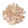 100X Wooden Scrabble Tiles Colorful Letters Numbers For Crafts Wood Alphabet Toy