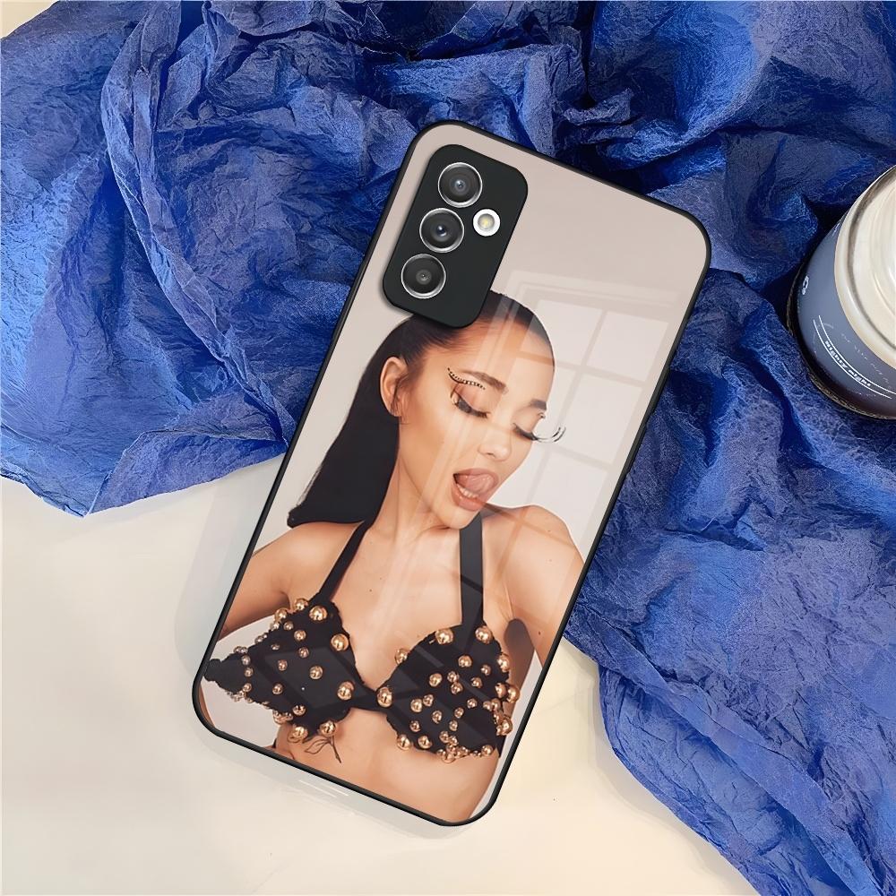 Чехол для телефона A-Ariana G-Grandes для Samsung Galaxy S25 S24 S30 S21 S23 S20 S22 Fe Note 20 Pro Ultra Plus стеклянная крышка