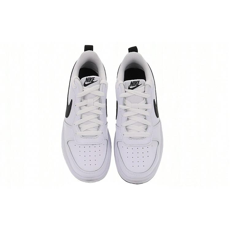 Nike Court Borough Low 2 White Black GS BQ5448-104