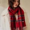 HAINT HOLIDAY CHECK MUFFLER_2COLORS_RED