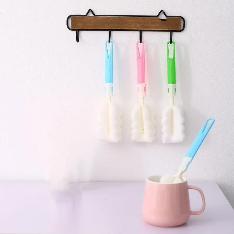 2 шт. губка для кормления ребенка молоком щетка для чистки сосков скребок для мытья чашек щетки для мытья кухни