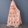 Short Sleeve Plus Size Cotton Vintage Floral New In Dresses for Women Casual Loose Long Summer Dress