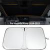 For Hyundai Kona 2025-2025 Car Windshield Sunshade Sun Shade Foldable Reflective UV Sun Shield Sunshade Protect Car Accessories
