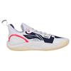 Li Ning Speed 9 Удобная амортизация Нескользящие Износостойкие Низкие Баскетбольные кроссовки Мужские Сине-белые ABPT055-2