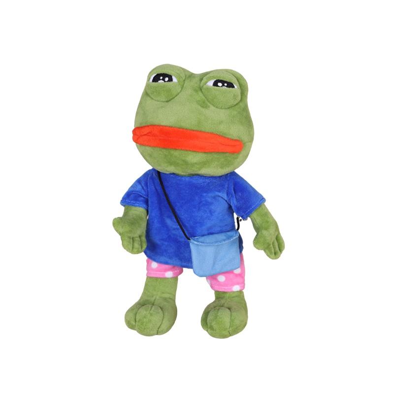 Comfortably Cuddly Sad Frog Plush Toy Stuffed Animal Doll
