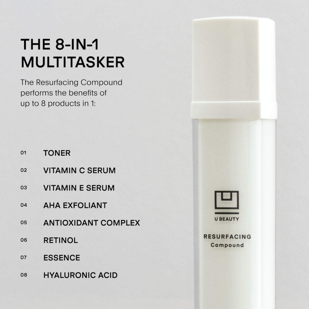U beaUty resUrfaCing CompoUnd FaCe serUm With Retinol + Vitamin C 0.5 Oz 15 Ml 0.5 Oz 15 Ml