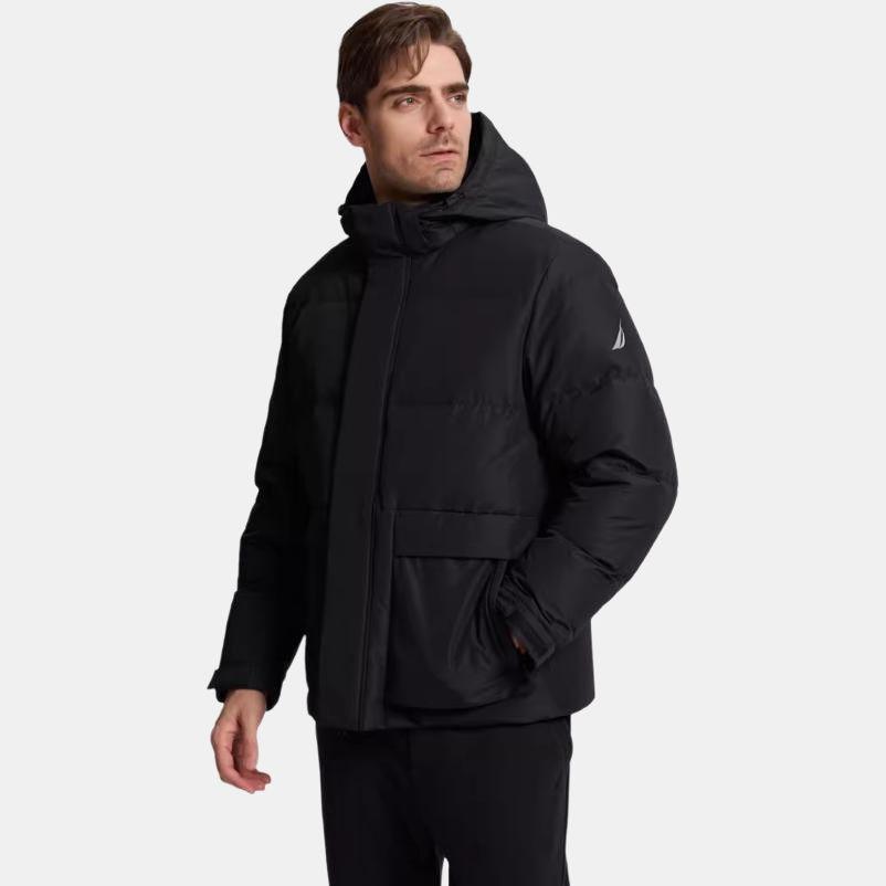 Nautica Мужские пуховики Съемный капюшон Умеренный JO3411