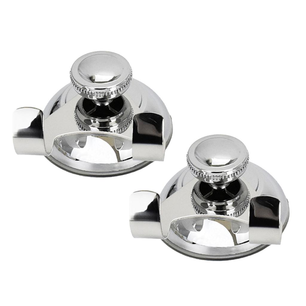 Упаковка из 2 крючков с вакуумными присосками. Практичные крючки с присосками из нержавеющей стали для стеклянных, зеркальных, плиточных поверхностей в доме.