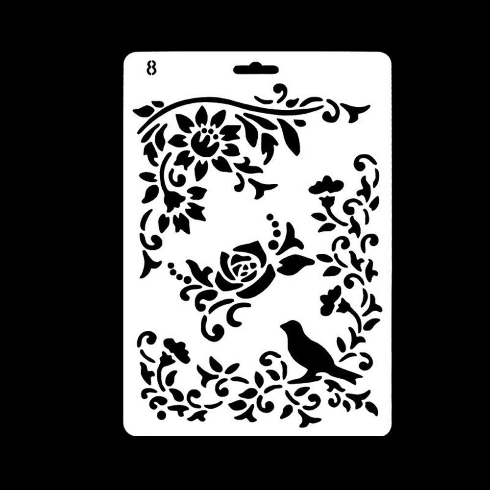 Reusable Face Paint Templates Hand Painting Tattoos Makeup Tools DIY Body Art Paint Stencils Party