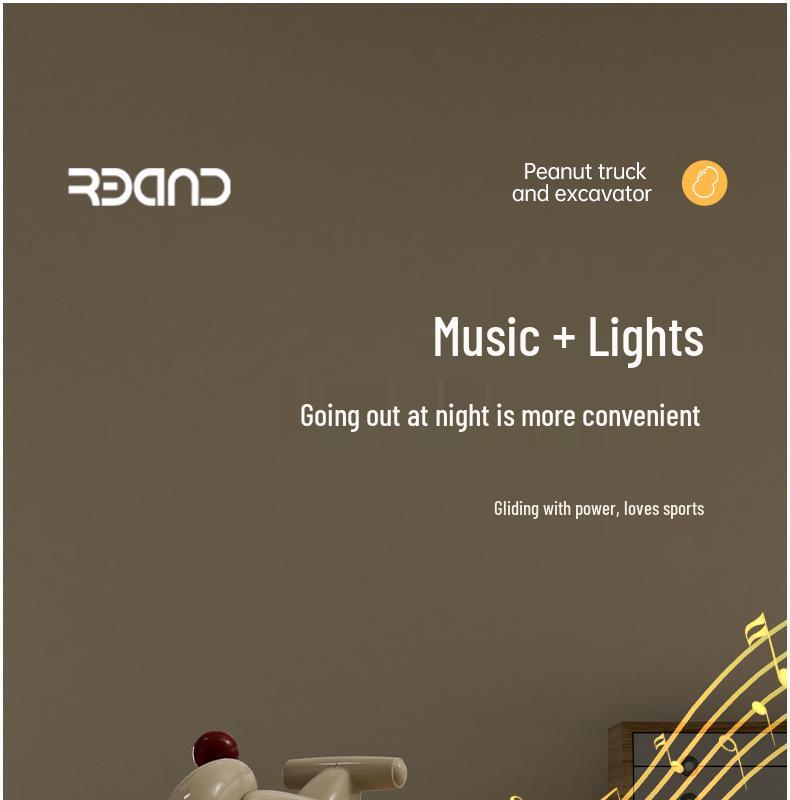 Многофункциональная детская качалка-лошадка и машинка-арахис с бесшумными колесами и защитой от опрокидывания