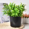 Plastic Planter Straight Black Indoor Balcony Planting Lazy Planter Flower Pot Plant Gardening Seedling Pot