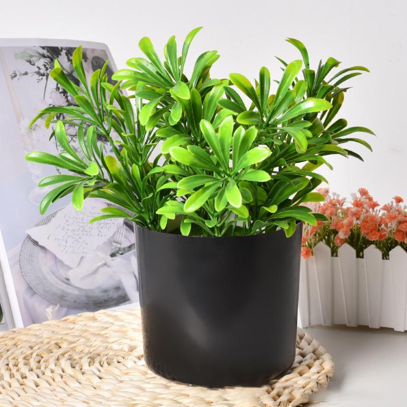 Plastic Planter Straight Black Indoor Balcony Planting Lazy Planter Flower Pot Plant Gardening Seedling Pot