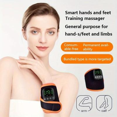 Массажер для рук и ног USB-массажер для колена с подогревом, интеллектуальный электрический массажер-подтяжка для страдающих, подходящий для подарков