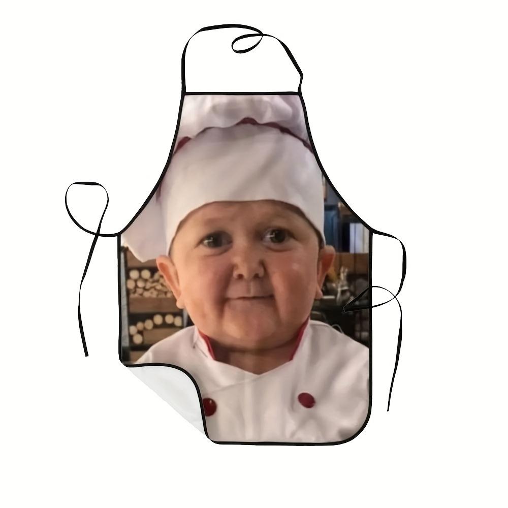 1 Piece of Retro Design Apron for Little Chefs, Unisex, Suitable for Crafting, Baking, Painting, Cleaning, Cooking, Chef Apron for Waitstaff, Cafe, an