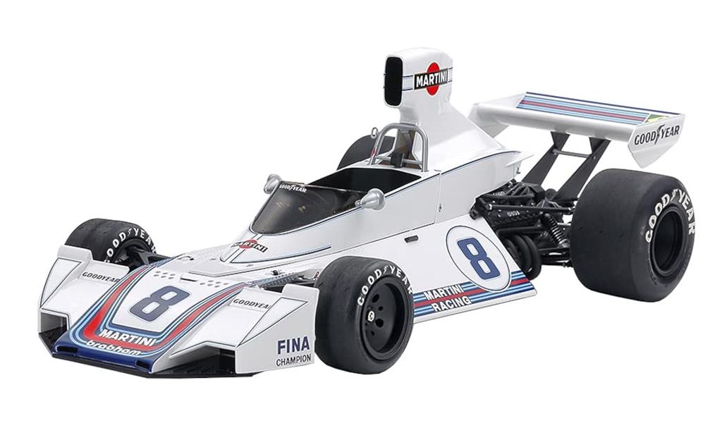Tamiya 1/12 Big Scale No. 42 Martini Brabham BT44B 1975 Plastic Model Kit with Etched Parts (12042)