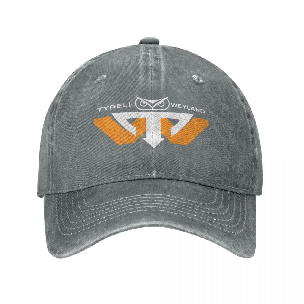 Кепка-бейсболка Snapback Tyrell Weyland, вымытая, солнцезащитная, унисекс, женская, с логотипом Weyland Yutani Corp, весна-лето, хип-хоп, кепка