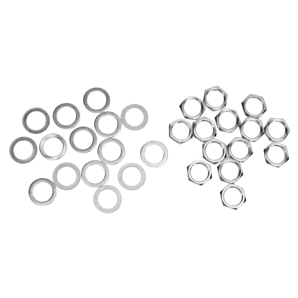 Гнездо для инструмента с резьбой G3 8, комплект металлических шайб, крепеж для электрогитары, бас-гитары