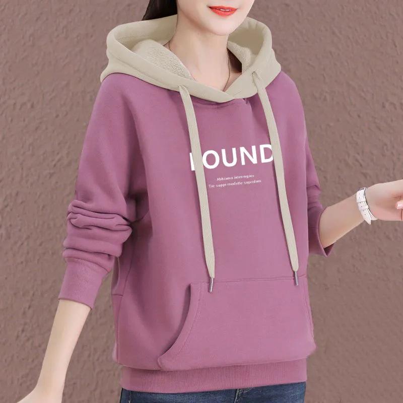 Хлопковый стеганый свитер, женский осенне-зимний утепленный теплый пиджак с капюшоном, удобный повседневный универсальный пуловер, топы