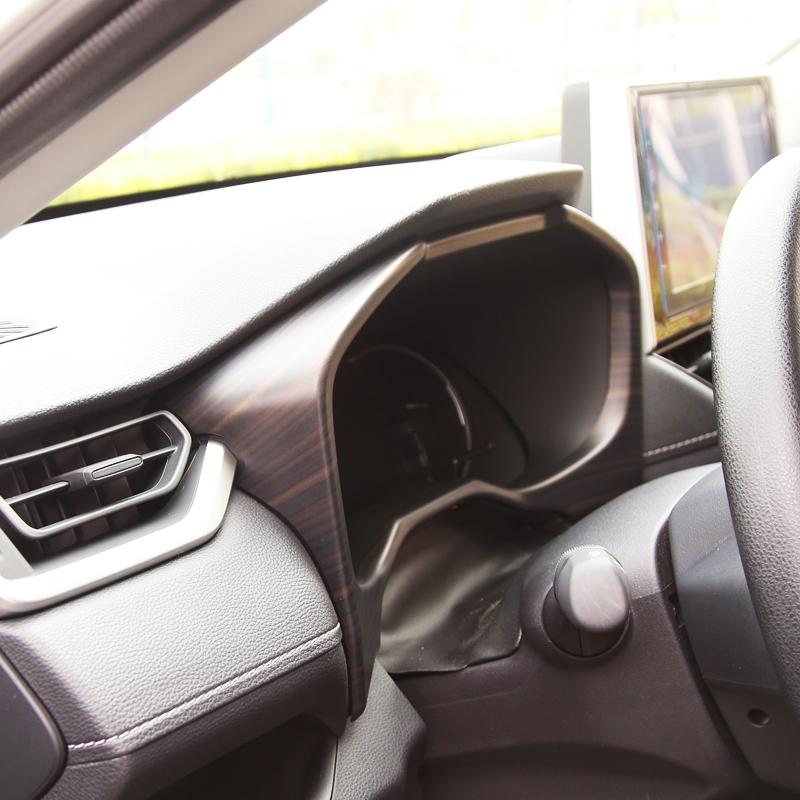 ABS углеродное волокно Декоративная рамка приборной панели Отделка Рамка панели приборов Отделка Крышка для Toyota