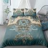 Bedding Set King Queen Double Full Twin Single Size Mythology Symbols Runes Bed Linen Set