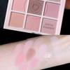 Nine Color Eyeshadow Tray Jiugong Matte Pearlescent Summer Milk Tea Purple Peach Pink System Fresh