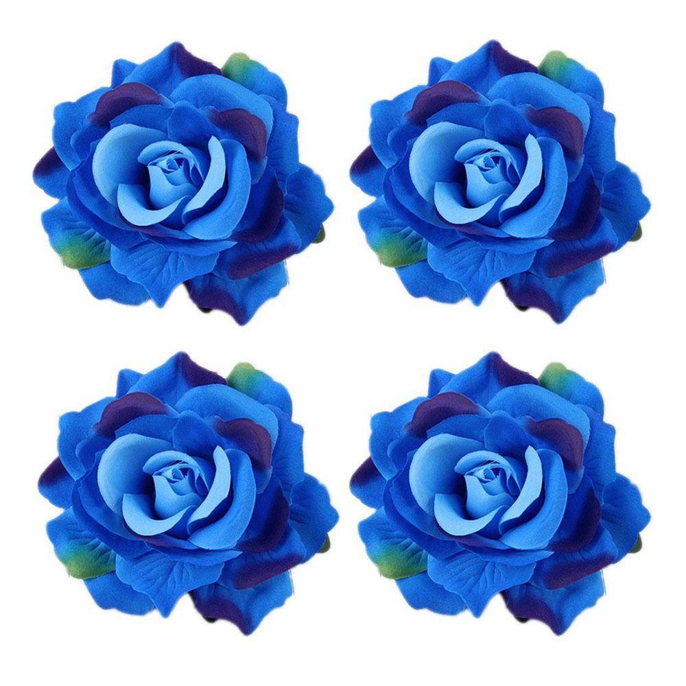 Accessories Bridesmaid Women Rose Flower Hairpin Brooch Hair Clip Wedding