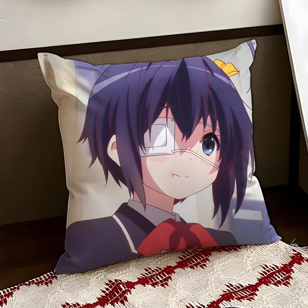 Love Chunibyo Other DDelusions Cushion Cover Reversible Soft Durable Pillo Cover Home Car MultiScene Use for Daily Comfort
