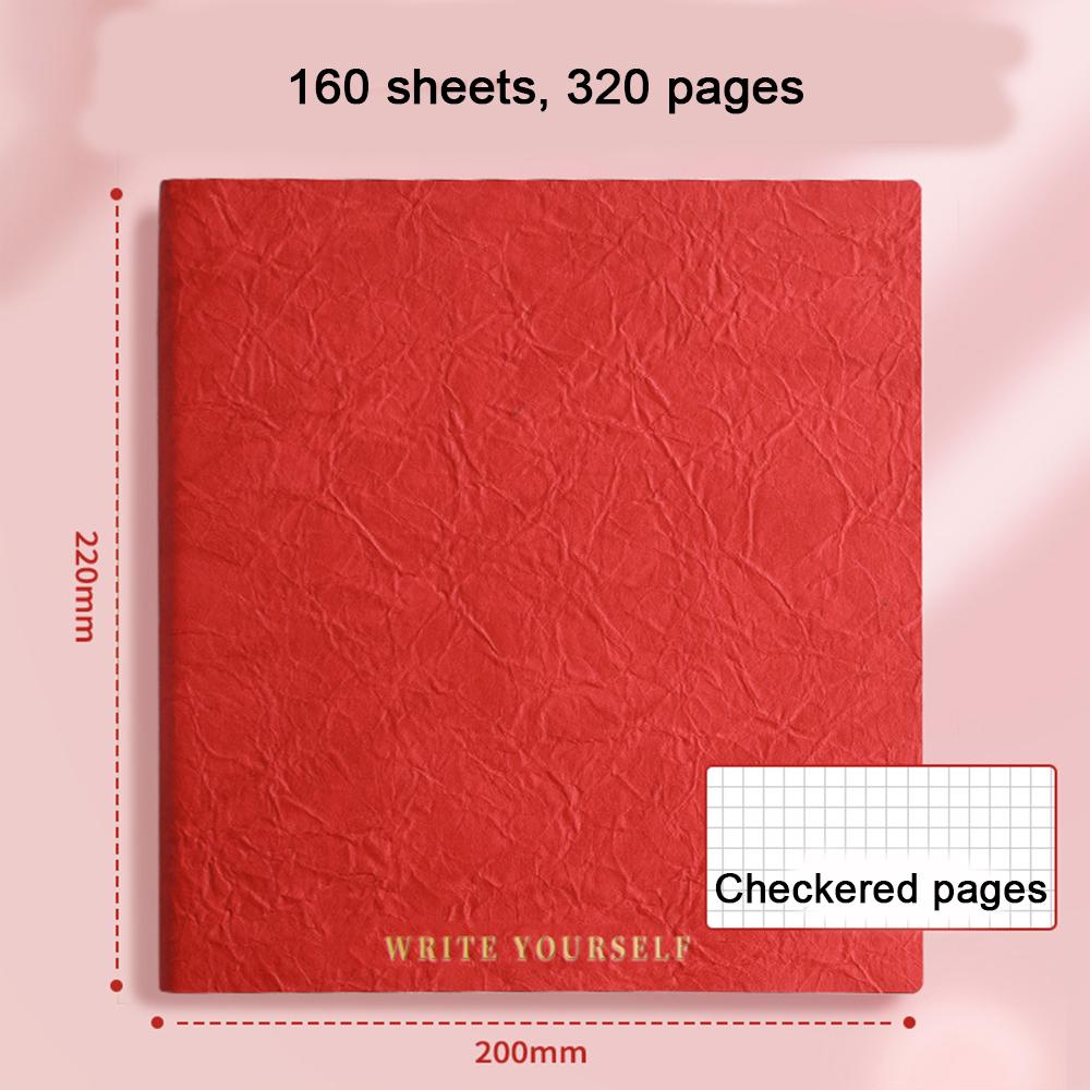 (Logo Can Be Engraved) Thick Square Sketchbook, Grid/blank Inner Pages, Student Notebook, Thickened Notepad, Drawing Notebook