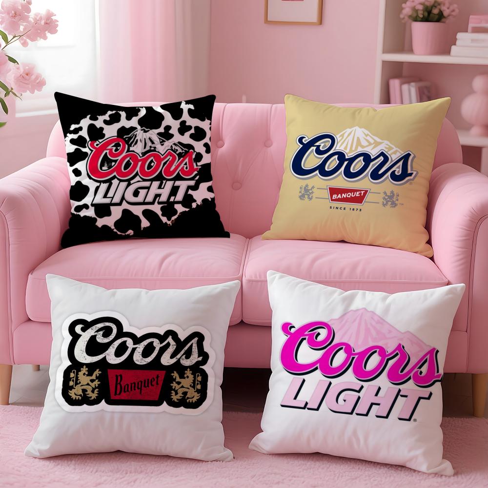 Классическая наволочка C-Coors Плюшевая ткань Мягкая Двусторонняя Печатная Диванная Теплая Зимняя Домашний Подарок Наволочка