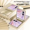 For Honor Magic V Flip 2 Case Electroplating Hard PC Protective Phone Cover