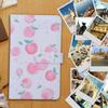 Peach Pattern 3 Inch 96 Pockets PU Leather Instant Photo Album Picture Case for Instax Mini8 9 7s 25 70 90 Camera Photo