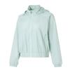 Серия Comfort Sports Тренировочная ветровка с капюшоном Женские куртки Зеленая P225W008-01P9