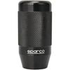 Pommeau de levier de vitesse - SPARCO - SPC Racing - Aluminium Noir - Universel - Design Sportif