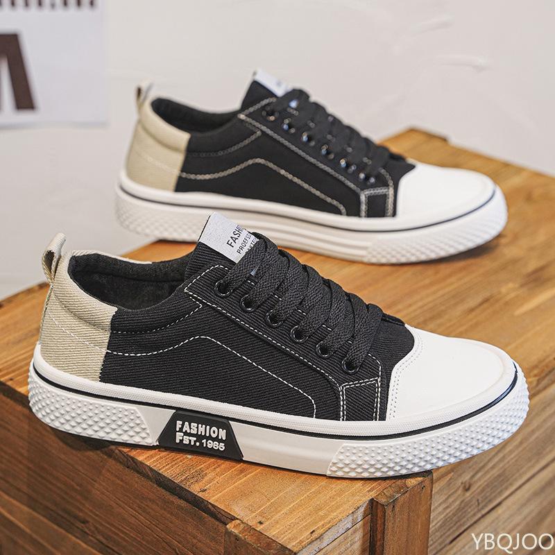 Мужские летние новые дышащие универсальные кеды для скейтборда с мягкой подошвой, повседневные спортивные трендовые модные парусиновые туфли