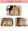 Small fresh floral tube top bikini exposed swimsuit female sexy strap three-point split Sanya vacation seaside