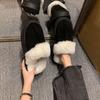 2025 Autumn and Winter New Outer Wear Thick-soled Heightening Warm Cotton Shoes Student Dormitory Home Soft-soled Non-slip Cotton Slippers Women