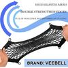 2 Pack Small Cargo Net Pocket Storage Mesh Net Elastic Automotive Cargo Nets Storage Pouch For Car Trunk Net, RV, Boat Storage Mesh Pocket Net With 8