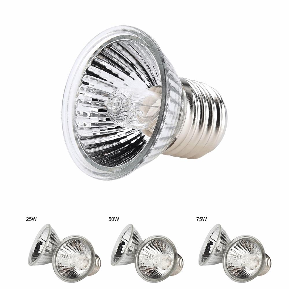 Acrylic UVA UVB Bulb Silver Reptile Heat Bulb Durable Heat Lamp Bulb Reptiles