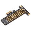 NVMe M.2 to PCIE X1 Riser Card Full Height Baffle NVMe PCIE Adapter for Win for OS X for Linux for Desktop