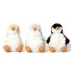 INJOI Plush Animal, Natural Alpaca Fur, Rare, Fluffy, Handmade, Cute, Perfect Gift for Anniversaries and Special Occasions (Penguin, 22cm, Black,