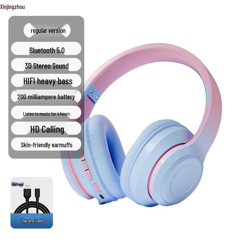 Беспроводные накладные Bluetooth-наушники Xin Jing Zhou